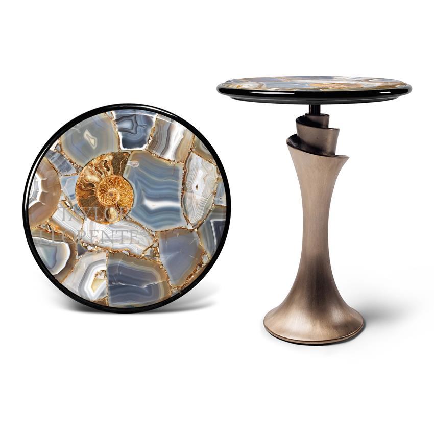 ARCHITECTURAL Marble Side Table TAYLOR LLORENTE FURNITURE