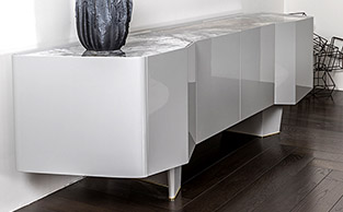 ARCHITECTURAL GEOMETRIC SIDEBOARD