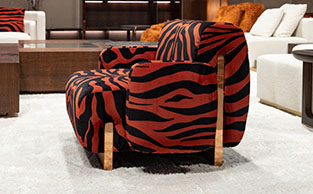 STYLISED CONTEMPORARY ARMCHAIR