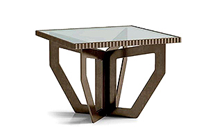 ARCHITECTURAL BRONZE SIDE TABLE