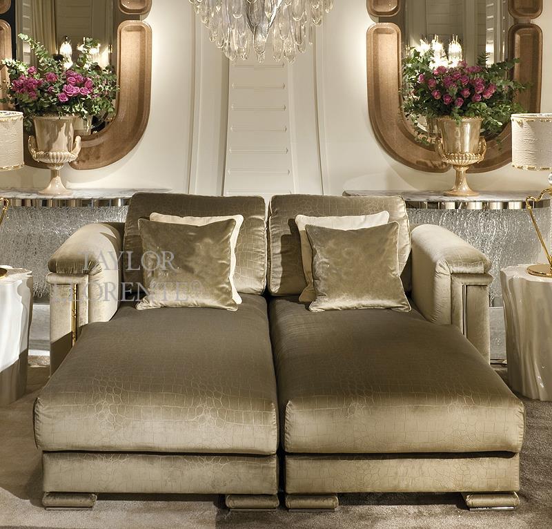 LUXURIOUS CHAISE LONGUE - Gold Bambo Design | TAYLOR LLORENTE FURNITURE