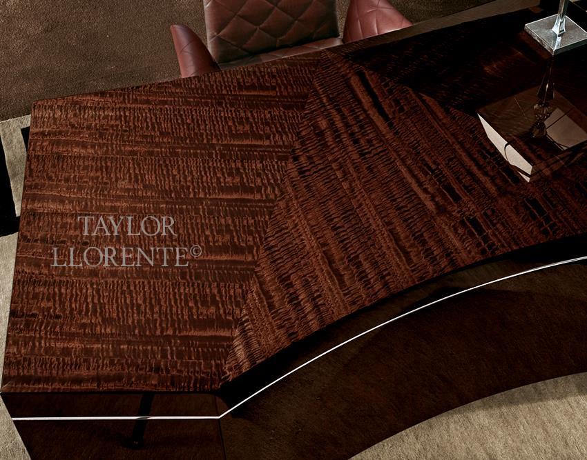 Eucalyptus wood 'directors' desk Chic office furniture. TAYLOR