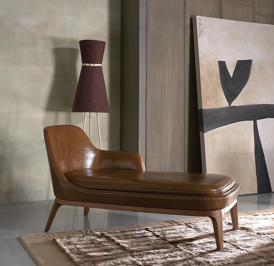 LUXURIOUS LEATHER CHAISE LONGUES  TAYLOR LLORENTE FURNITURE