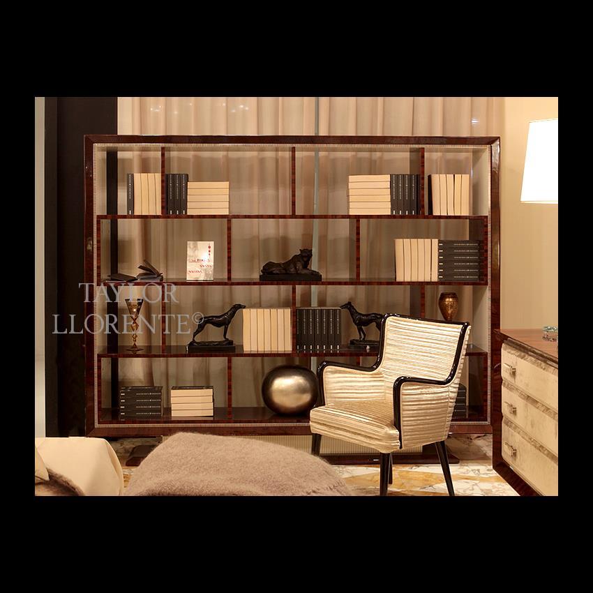 LUXURY ROSEWOOD SHELVING DISPLAY TAYLOR LLORENTE FURNITURE