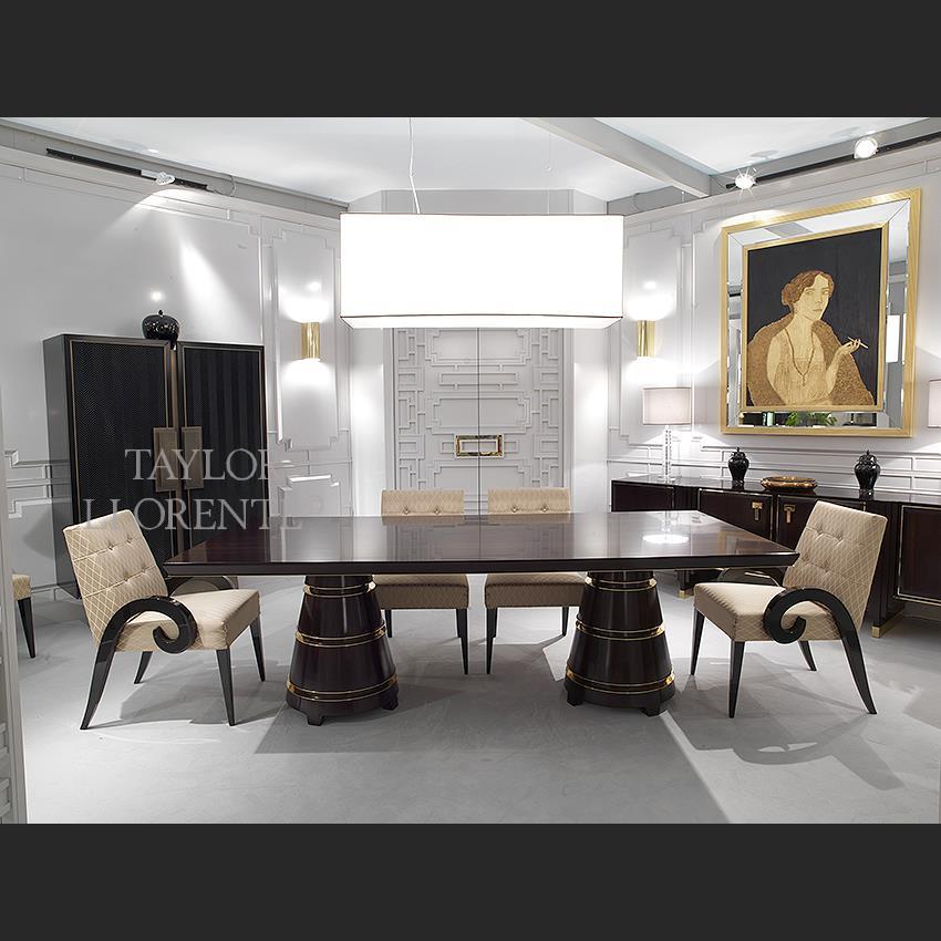 Art Deco Dining Table With Grand Design Taylor Llorente Furniture