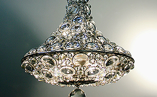 ARTISAN LENS CHANDELIER LARGE TGM-CH-12