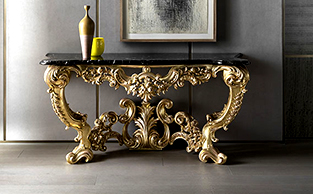 BAROQUE CARVED CONSOLE GALLERY COLLECTION 