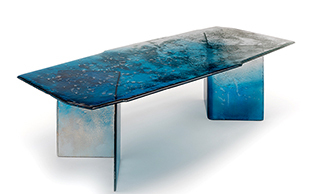 ARTISAN  FUSION GLASS TABLE