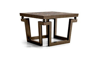 GEOMETRIC BRONZE TABLE