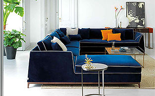 MODULAR VELVET SOFA COLLECTION 