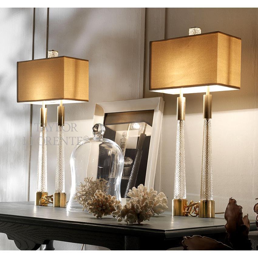 Luxury Crystal Table Lamps Taylor, Solange Crystal Table Lamps