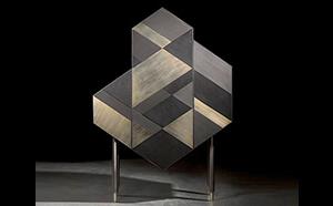 ASYMMETRICAL BAR CABINET DESIGN