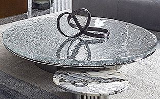 VOLCANIC DESIGN MURANO GLASS TABLE 