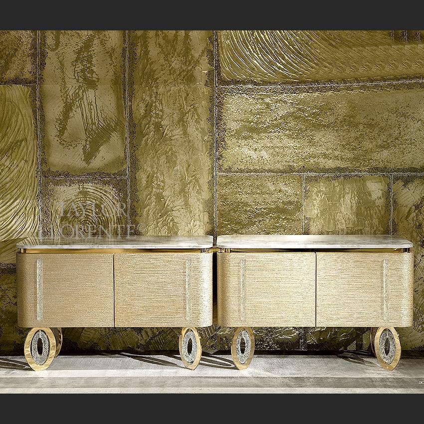 LUXURY GOLD SIDEBOARD TAYLOR LLORENTE FURNITURE