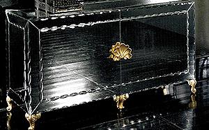 VENETIAN GLASS CABINET
