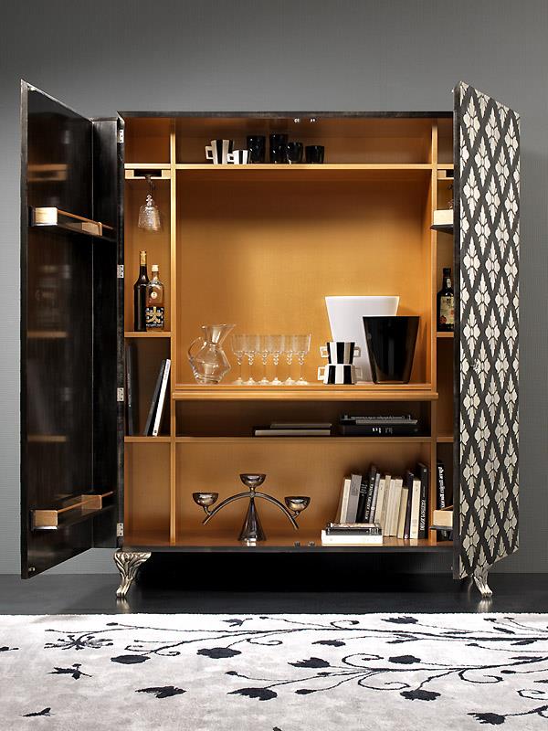 BLACK & SILVER STORAGE TAYLOR LLORENTE FURNITURE