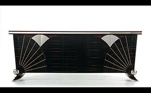 ART DECO SIDEBOARD MACASSAR EBONY 