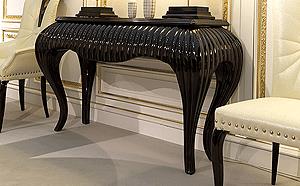 CARVED SCULPTURAL CONSOLE TABLE 