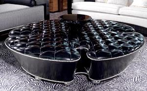 DESIGN - COCKTAIL LEATHER  SOFA