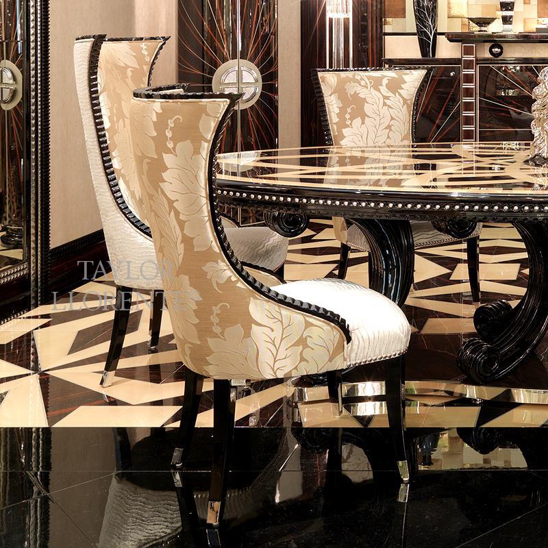 Classic Luxury Designer High Back Chair Taylor Llorente Furniture