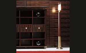 MACASSAR EBONY FLOOR LAMP 