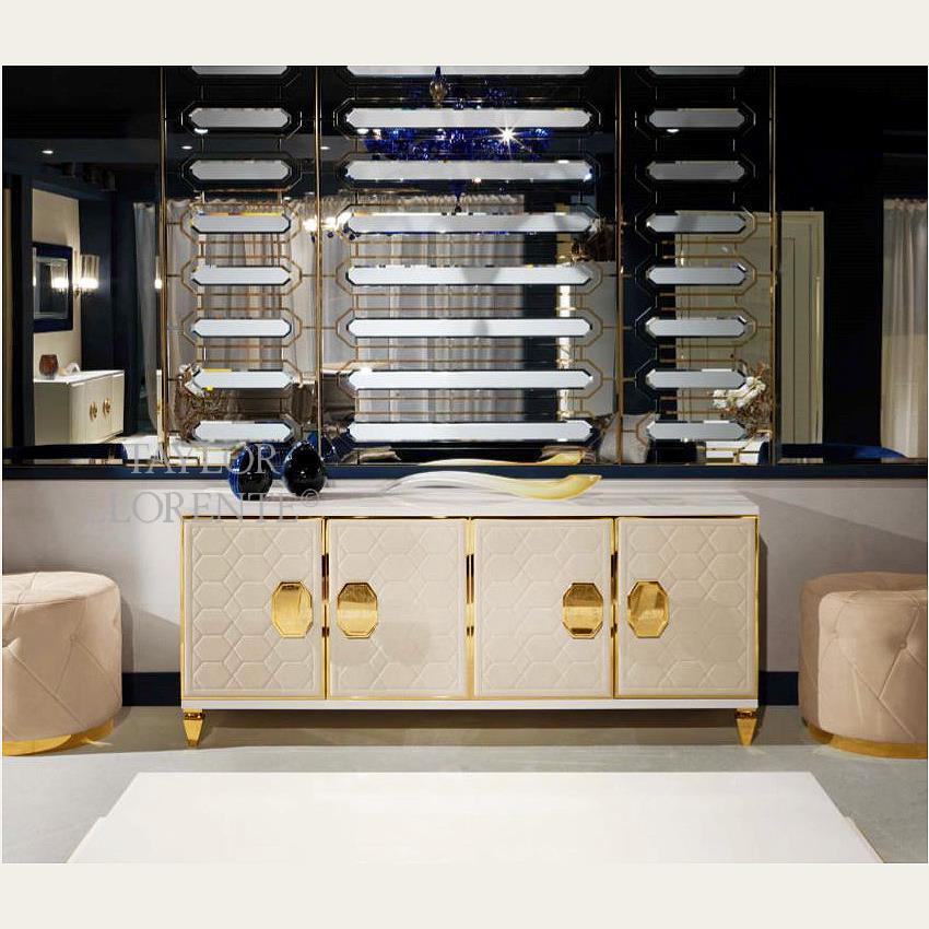 LUXURY LEATHER CREDENZA TAYLOR LLORENTE FURNITURE