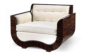 MACASSAR EBONY ARMCHAIR