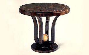 TABLE - MACASSAR EBONY PEARL & ONYX