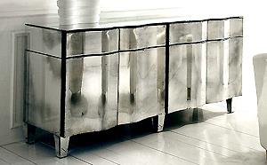 VENETIAN GLASS 'WAVE' SIDEBOARD 