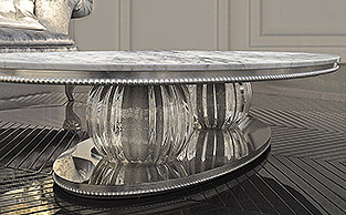 LUXURY MURANO GLASS COFFEE TABLE