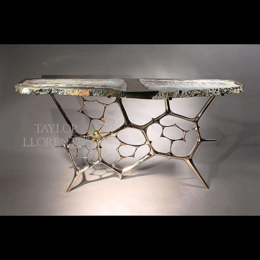 Sculptural Console Table Luxury Consoles TAYLOR LLORENTE FURNITURE