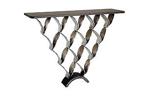 MODERNIST SCULPTURAL CONSOLE TABLE 