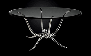 SCULPTURAL DINING TABLE - ARTISAN ALUMINIUM