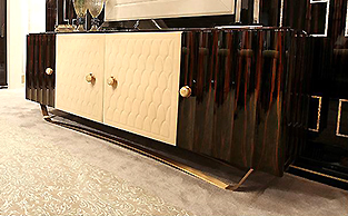 LUXURY MACASSAR EBONY SIDEBOARD