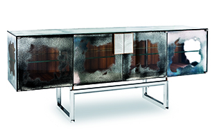 VENETIAN GLASS SIDEBOARD 