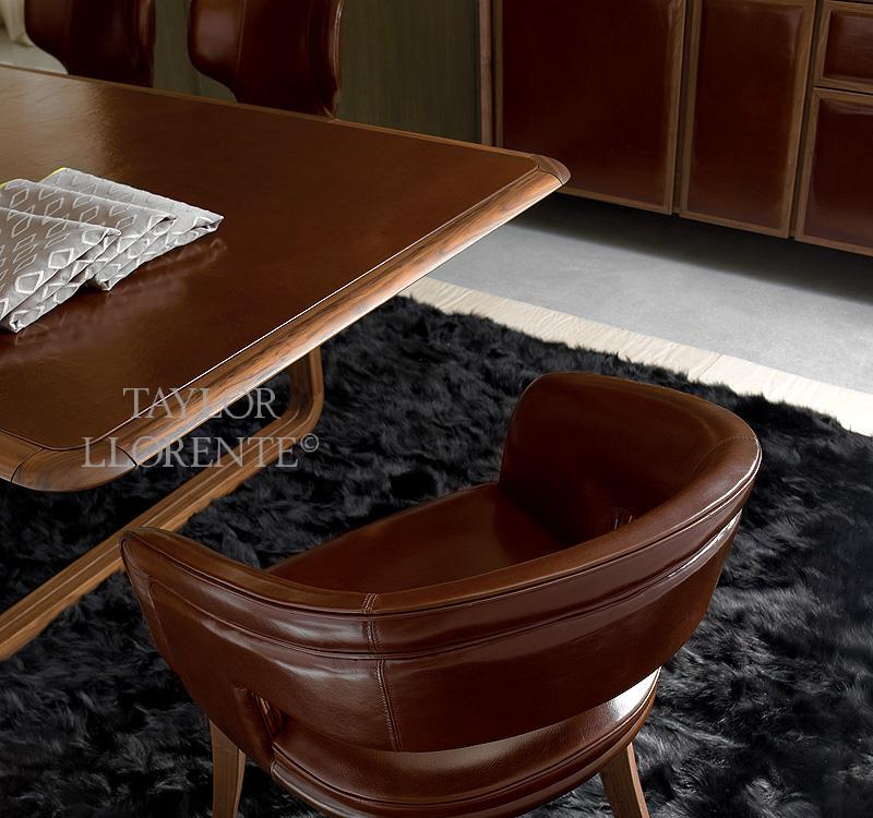 Luxury Italian Leather Dining Tables TAYLOR LLORENTE FURNITURE