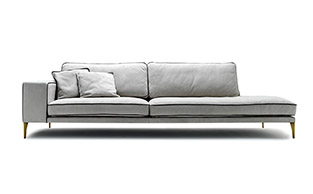 LEATHER SOFA - ARCHITECTURAL ELEMENT 