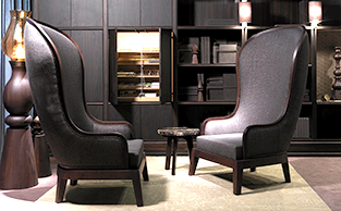 LUXURY HIGH BACK ARMCHAIR