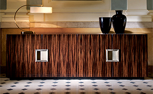 MODERN MACASSAR EBONY SIDEBOARD