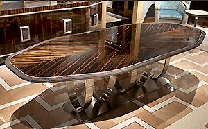 DINING TABLE - GALUCHAT & MACASSAR EBONY