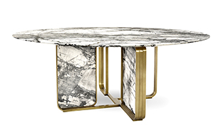 MARBLE DINING TABLE 