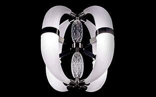 MURANO GLASS CHANDELIER SINGLE PENDANT 