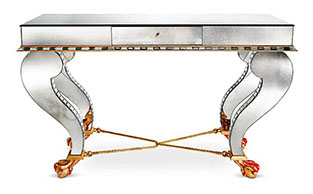 VENETIAN GLASS CONSOLE TABLE