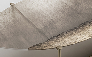 Luxury Cocktail Table with Murano Glass