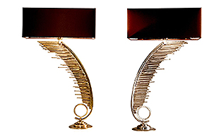 Sculptural Design Table Lamp