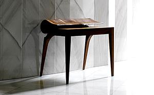 SCULPTURAL WRITING DESK WALNUT ART VOL