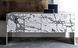 Luxury Italian Marble Chest of Drawers